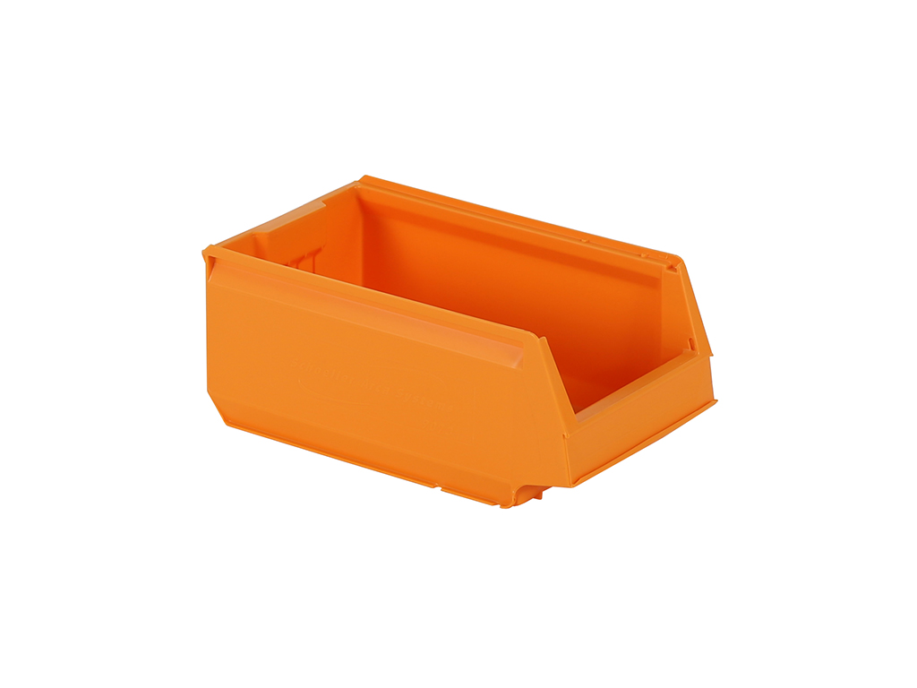 Kunststof magazijnbak - 350x206xH150mm - oranje